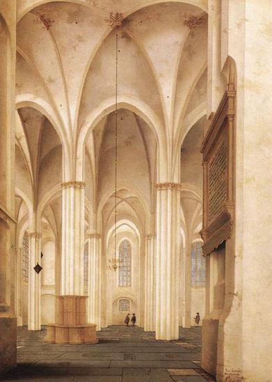 Pieter Jansz Saenredam The Buurkerk at Utrecht